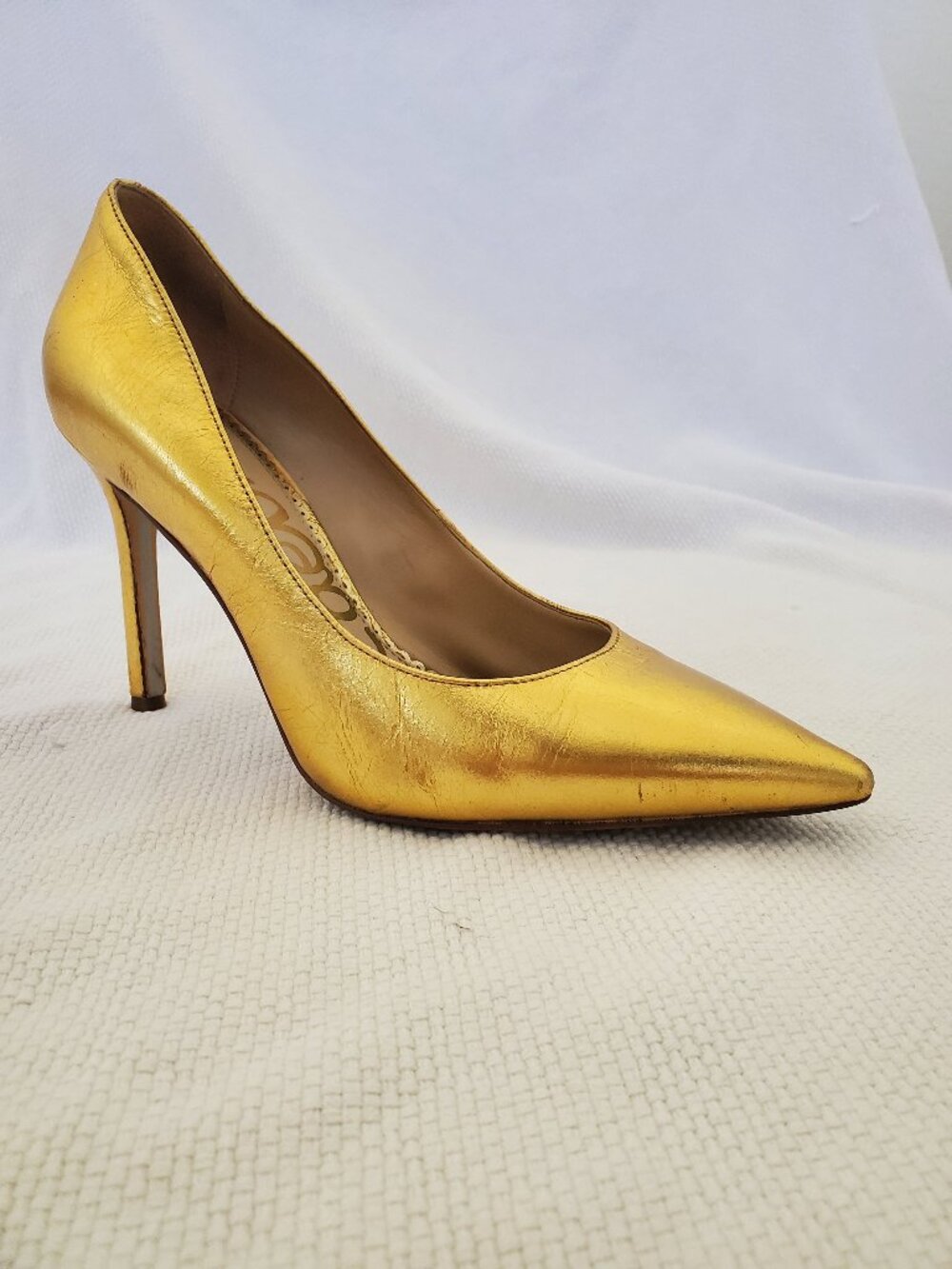 Sam Edelman Hazel Pointed Toe Pump - Gold